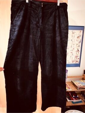 Tribal Men's Black Corduroy Trousers